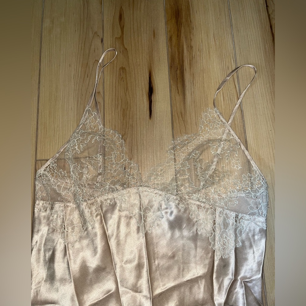 Vintage Cream Victoria’s Secret Lace Slip